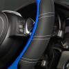 imageCAR PASS Line Rider Microfiber Leather Sporty Steering Wheel Cover Universal Fits for 95 TruckSUVCars14515inch AntiSlip Safety Comfortable Desgin BlackGrayBlackBlue