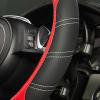 imageCAR PASS Line Rider Microfiber Leather Sporty Steering Wheel Cover Universal Fits for 95 TruckSUVCars14515inch AntiSlip Safety Comfortable Desgin BlackGrayBlackRed