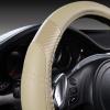 imageCAR PASS Line Rider Microfiber Leather Sporty Steering Wheel Cover Universal Fits for 95 TruckSUVCars14515inch AntiSlip Safety Comfortable Desgin BlackGrayBeigeCarbon Fiber