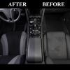 imageCAR PASS Line Rider Sporty Car Seat Covers Full Set with 4Pcs Waterproof Car Floor Mats Universal Fit Airbag Compatible Automotive Interior Covers for Sedans TrucksVansSUV Combo Set Black ampamp GrayBlack  Gray