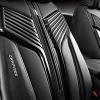 imageCAR PASS Nappa PU Leather Seat Covers Full Set Cushioned 3D Foam Leather seat Covers Waterproof LuxuryUniversal Fit for SUV Pickup Trucks Full Coverage Black and CharcoalBlack and Black