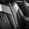 imageCAR PASS Nappa PU Leather Seat Covers Full Set Cushioned 3D Foam Leather seat Covers Waterproof LuxuryUniversal Fit for SUV Pickup Trucks Full Coverage Black and CharcoalBlack and Silver