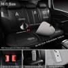 imageCAR PASS Nappa PU Leather Seat Covers Full Set Cushioned 3D Foam Leather seat Covers Waterproof LuxuryUniversal Fit for SUV Pickup Trucks Full Coverage Black and CharcoalBlack Charcoal