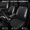 imageCAR PASS Oxford Bling Diamond Car Seat Covers Full Set Interior Sets Waterproof Shining Glitter Sparkly Crystal Universal Armrest Fit 95 Automotive Truck SUV Cute Women Girl Black Silver RhinestoneMulticolor Diamond