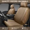 imageCAR PASS Oxford Bling Diamond Car Seat Covers Full Set Interior Sets Waterproof Shining Glitter Sparkly Crystal Universal Armrest Fit 95 Automotive Truck SUV Cute Women Girl Black Silver RhinestoneBeige Rhinestone