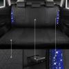 imageCAR PASS Oxford Bling Diamond Car Seat Covers Full Set Interior Sets Waterproof Shining Glitter Sparkly Crystal Universal Armrest Fit 95 Automotive Truck SUV Cute Women Girl Black Silver RhinestoneBule Rhinestone