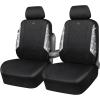 imageCAR PASS Oxford Bling Diamond Car Seat Covers Full Set Interior Sets Waterproof Shining Glitter Sparkly Crystal Universal Armrest Fit 95 Automotive Truck SUV Cute Women Girl Black Silver RhinestoneSilver Diamond