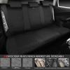 imageCAR PASS Oxford Bling Diamond Car Seat Covers Full Set Interior Sets Waterproof Shining Glitter Sparkly Crystal Universal Armrest Fit 95 Automotive Truck SUV Cute Women Girl Black Silver RhinestoneSilver Rhinestone