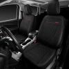 imageCAR PASS Quilting Leather Seat Cover Two Front Seats Only Universal Fit Automotive Front Seat Covers Waterproof Deluxe PU Premium Vinyl Luxury for Cars Sedan Van SUV Airbag Compatible 2 PiecesBlackBlack