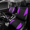imageCAR PASS Quilting Leather Seat Cover Two Front Seats Only Universal Fit Automotive Front Seat Covers Waterproof Deluxe PU Premium Vinyl Luxury for Cars Sedan Van SUV Airbag Compatible 2 PiecesBlackPurple