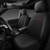 imageCAR PASS Quilting Leather Seat Cover Two Front Seats Only Universal Fit Automotive Front Seat Covers Waterproof Deluxe PU Premium Vinyl Luxury for Cars Sedan Van SUV Airbag Compatible 2 PiecesBlackBlack