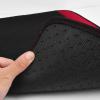 imageCAR PASS Rainbow Waterproof Universal Fit Faux Leather Car Carpet AntiSlip Nibbed Backing Floor Mats for SUV VansSedansTrucks Automotive Set of 4 for WomenampampCute Girly Black with PinkRed 3Row