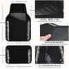 imageCAR PASS Rhinestone Bling Car Seat Covers Leather Shining Diamond Car Floor Mats Carpet Waterproof AntiSlip Nibs Bling Car Accessories Interior Sets for Women Silver Glitter White Sparkly CrystalBlack Silver Diamond