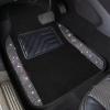 imageCAR PASS Rhinestone Bling Car Seat Covers Leather Shining Diamond Car Floor Mats Carpet Waterproof AntiSlip Nibs Bling Car Accessories Interior Sets for Women Silver Glitter White Sparkly CrystalSilver