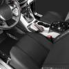 imageCAR PASS Rhinestone Bling Car Seat Covers Leather Shining Diamond Car Floor Mats Carpet Waterproof AntiSlip Nibs Bling Car Accessories Interior Sets for Women Silver Glitter White Sparkly CrystalBlack