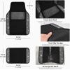imageCAR PASS Rhinestone Bling Car Seat Covers Leather Shining Diamond Car Floor Mats Carpet Waterproof AntiSlip Nibs Bling Car Accessories Interior Sets for Women Silver Glitter White Sparkly CrystalRhombic Diamond