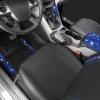 imageCAR PASS Rhinestone Bling Car Seat Covers Leather Shining Diamond Car Floor Mats Carpet Waterproof AntiSlip Nibs Bling Car Accessories Interior Sets for Women Silver Glitter White Sparkly CrystalBlue