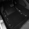 imageCAR PASS Rhinestone Bling Car Seat Covers Leather Shining Diamond Car Floor Mats Carpet Waterproof AntiSlip Nibs Bling Car Accessories Interior Sets for Women Silver Glitter White Sparkly CrystalBlack