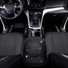 imageCAR PASS Rhinestone Bling Car Seat Covers Leather Shining Diamond Car Floor Mats Carpet Waterproof AntiSlip Nibs Bling Car Accessories Interior Sets for Women Silver Glitter White Sparkly CrystalBlack