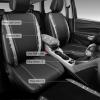 imageCAR PASS Rhinestone Bling Car Seat Covers Leather Shining Diamond Car Floor Mats Carpet Waterproof AntiSlip Nibs Bling Car Accessories Interior Sets for Women Silver Glitter White Sparkly CrystalSilver