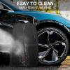 imageCAR PASS Rubber Floor Mats All Weather Waterproof TrimtoFit Automotive Mats for Cars Trucks SUV AntiSlip Easy Clean Heavy Duty Full Set 3Piece All BlackBlack Full Set