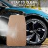 imageCAR PASS Rubber Floor Mats All Weather Waterproof TrimtoFit Automotive Mats for Cars Trucks SUV AntiSlip Easy Clean Heavy Duty Full Set 3Piece All BlackAllBeige