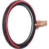 imageCAR PASS Sporty Quilting Leather Universal Fit Steering Wheel CoverFit for SuvsVansSedansTrucks for 147quot to 15quotBlack ampamp GrayBlack with Red