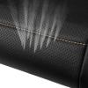 imageCAR PASS Universal FIT Piping Leather Two Front Seat Covers Waterproof Faux Leather for SUV Sedan Van Truck Airbag CompatibleReserved Opening Holes for Headrest Covers Black redBlack Beige