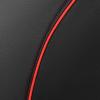 imageCAR PASS Universal FIT Piping Leather Two Front Seat Covers Waterproof Faux Leather for SUV Sedan Van Truck Airbag CompatibleReserved Opening Holes for Headrest Covers Black redBlack Red Rear