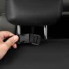imageCAR PASS Universal FIT Piping Leather Two Front Seat Covers Waterproof Faux Leather for SUV Sedan Van Truck Airbag CompatibleReserved Opening Holes for Headrest Covers Black redBlack Red Rear