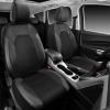 imageCAR PASS Universal Leather car seat Covers Sport fits Most Cars SUVs Trucks and Vans Full Set Black RedBlack Gray