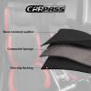 imageCAR PASS Universal Leather car seat Covers Sport fits Most Cars SUVs Trucks and Vans Full Set Black RedBlack and Red  Sideless