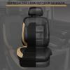 imageCAR PASS Universal Leather car seat Covers Sport fits Most Cars SUVs Trucks and Vans Full Set Black RedBlackBeige