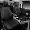 imageCAR PASS Universal Leather car seat Covers Sport fits Most Cars SUVs Trucks and Vans Full Set Black RedBlackBlack