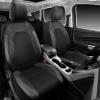 imageCAR PASS Universal Leather car seat Covers Sport fits Most Cars SUVs Trucks and Vans Full Set Black RedBlackGray