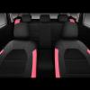 imageCAR PASS Universal Leather car seat Covers Sport fits Most Cars SUVs Trucks and Vans Full Set Black RedBlackPink