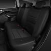 imageCAR PASS Universal Leather car seat Covers Sport fits Most Cars SUVs Trucks and Vans Full Set Black RedRear Black