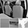 imageCAR PASS Waterproof Universal Fit Car Floor Mats Car Mats Fit for SUVVanssedans TrucksSet of 4pcs Car Carpet with Driver Heel Pad BeigeCow Print Gray