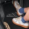 imageCAR PASS Waterproof Universal Fit Car Floor Mats Car Mats Fit for SUVVanssedans TrucksSet of 4pcs Car Carpet with Driver Heel Pad BeigeLeopard combo