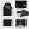 imageCAR PASS Waterproof Universal Fit Car Floor Mats Car Mats Fit for SUVVanssedans TrucksSet of 4pcs Car Carpet with Driver Heel Pad BeigeZebra Print