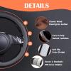 imageCAR PASS Wood Grain Microfiber Leather Steering Wheel Cover Universal Fit for 14 1215 inch Beige Steering Wheel AntiSlip Veins Design CarsSuvsMiniVans Sedans Beigegray