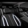 imageCAR Pass Nappa Leather Car Seat Covers Durable Waterproof Luxury Universal for SUV Pickup Truck Sedan AntiSlip Driver 5 Seats Covers Full Set with Backrest Black Chameleon Iridescent ReflectiveColored white