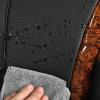 imageCAR Pass Nappa Leather Car Seat Covers Durable Waterproof Luxury Universal for SUV Pickup Truck Sedan AntiSlip Driver 5 Seats Covers Full Set with Backrest Black Chameleon Iridescent ReflectiveBrown Wood Grain