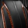 imageCAR Pass Nappa Leather Car Seat Covers Durable Waterproof Luxury Universal for SUV Pickup Truck Sedan AntiSlip Driver 5 Seats Covers Full Set with Backrest Black Chameleon Iridescent ReflectiveBrown Wood Grain