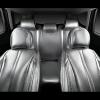imageCAR Pass Nappa Leather Car Seat Covers Durable Waterproof Luxury Universal for SUV Pickup Truck Sedan AntiSlip Driver 5 Seats Covers Full Set with Backrest Black Chameleon Iridescent ReflectiveBright Silver Leather