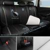 imageCAR Pass Nappa Leather Car Seat Covers Durable Waterproof Luxury Universal for SUV Pickup Truck Sedan AntiSlip Driver 5 Seats Covers Full Set with Backrest Black Chameleon Iridescent ReflectiveBlack Chameleon Back