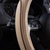 imageCar Pass Colour Piping Leather Steering Wheel CoverPerfectly fit for 14515 inches for Various Vehicles SUVsVansSedansCars Black ampamp RedBeige