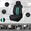 imageCar Pass Colour Piping Leather Steering Wheel CoverPerfectly fit for 14515 inches for Various Vehicles SUVsVansSedansCars Black ampamp RedBlack  Mint