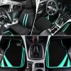 imageCar Pass Colour Piping Leather Steering Wheel CoverPerfectly fit for 14515 inches for Various Vehicles SUVsVansSedansCars Black ampamp RedBlack  Mint