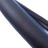 imageCar Pass Colour Piping Leather Steering Wheel CoverPerfectly fit for 14515 inches for Various Vehicles SUVsVansSedansCars Black ampamp RedBlack and Blue